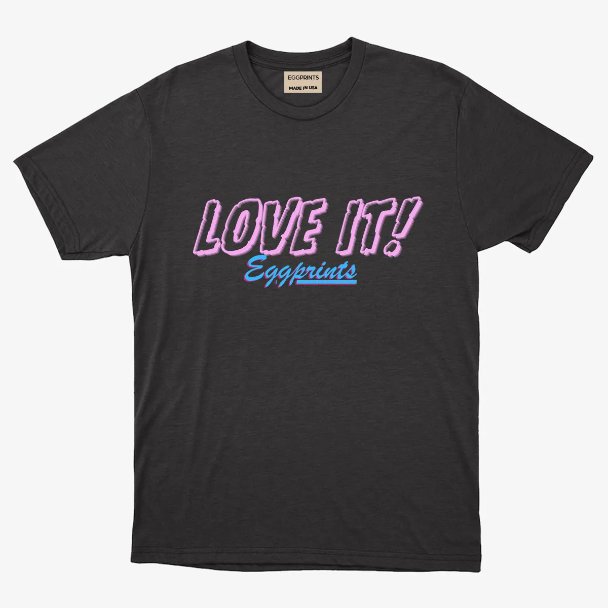 Love It Eggprints Tee - Black